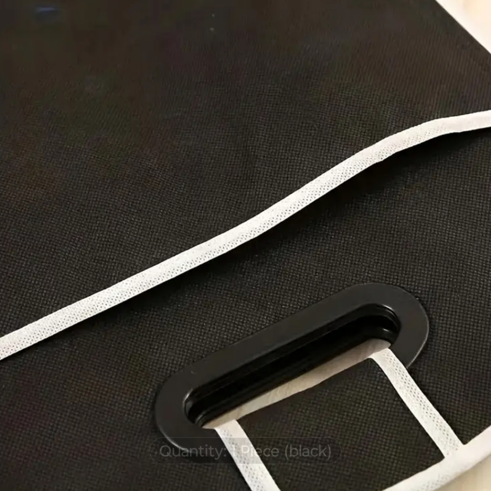Black Trunk Organizer with Handles - Picture 3 of 4